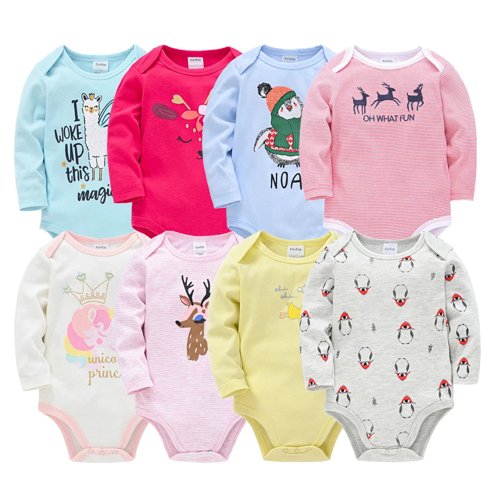 Baby Boys/Girls Bodysuit 6 PCS 3 PCS 0-24 months