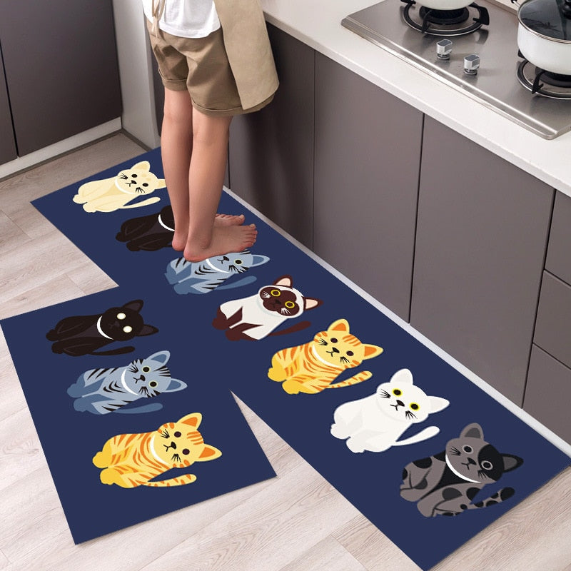 Long Kitchen Carpet Anti-Slip Mat