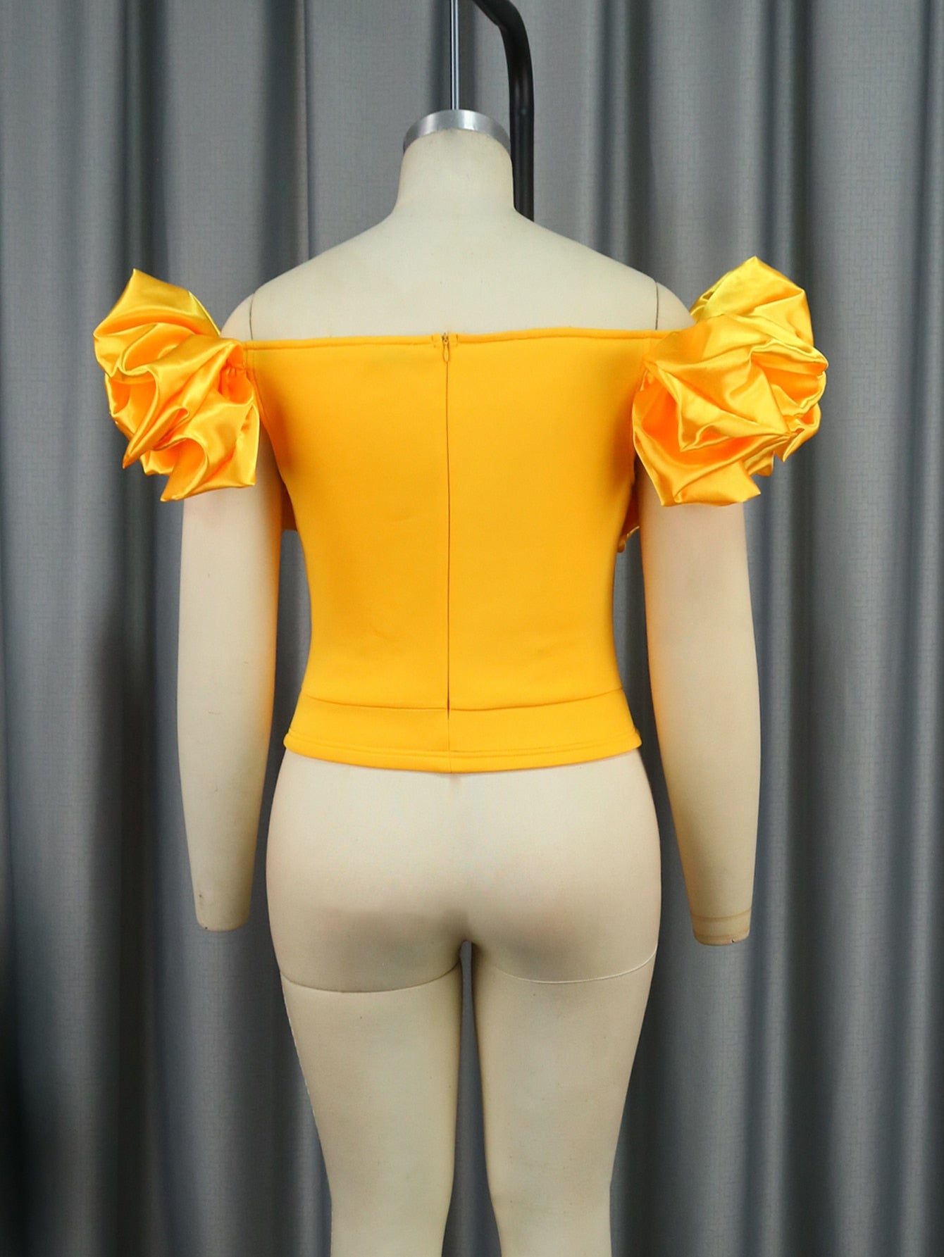 Women Blouse Tops Short Sleeve Ruffle Off Shoulders