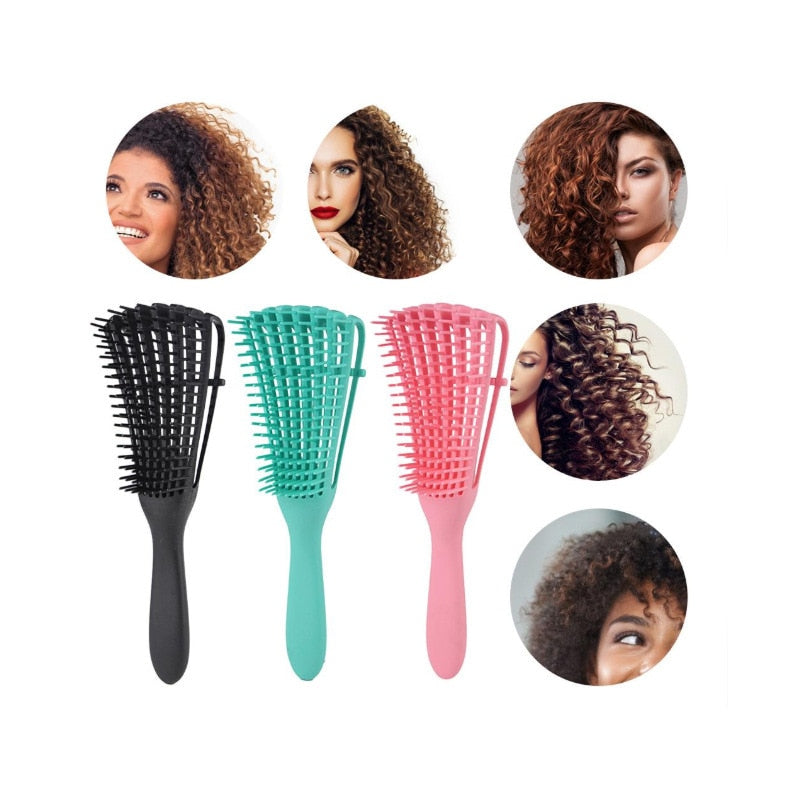 Hair Brush Detangling & Massage