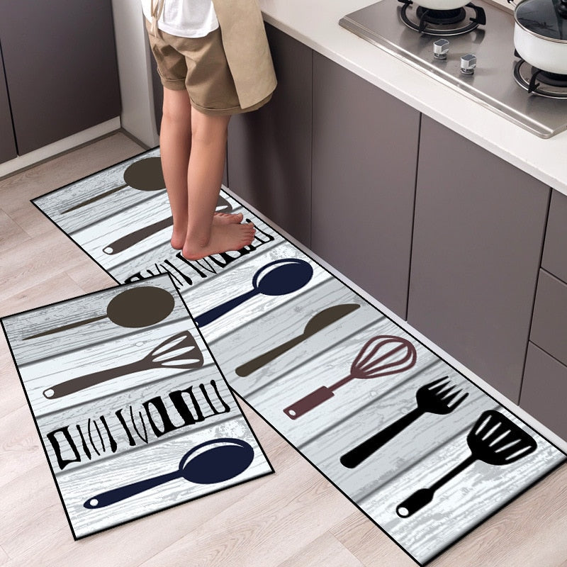 Long Kitchen Carpet Anti-Slip Mat