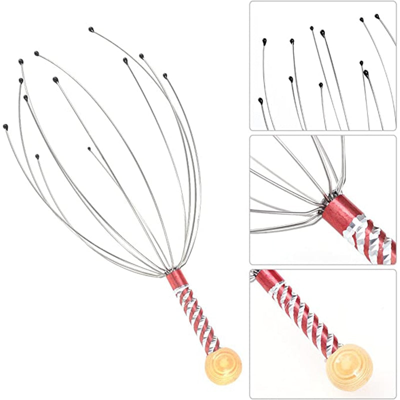 Head Massager Neck Massage y Spa Promote Blood Circulation Eliminate Muscle Tension