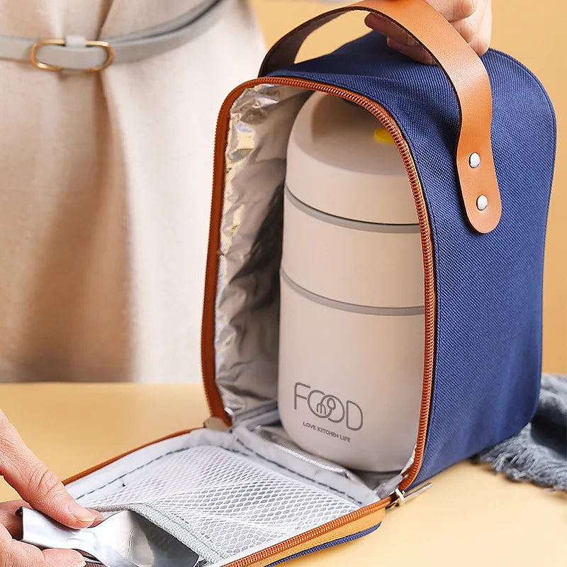 Lunch Bag Food Warmer/ Cup Lunch Box for Kids School And Outdoor