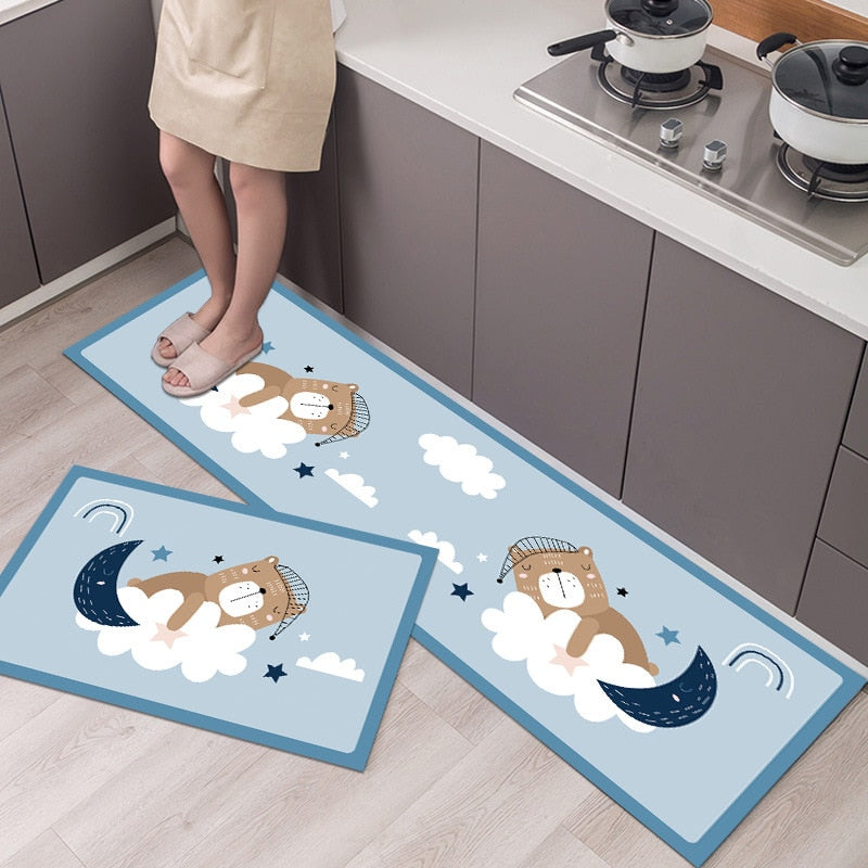 Long Kitchen Carpet Anti-Slip Mat
