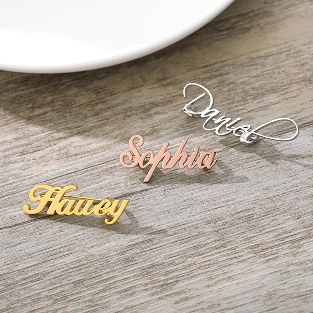 Customizable Brooch Jewelry made with Stainless Steel