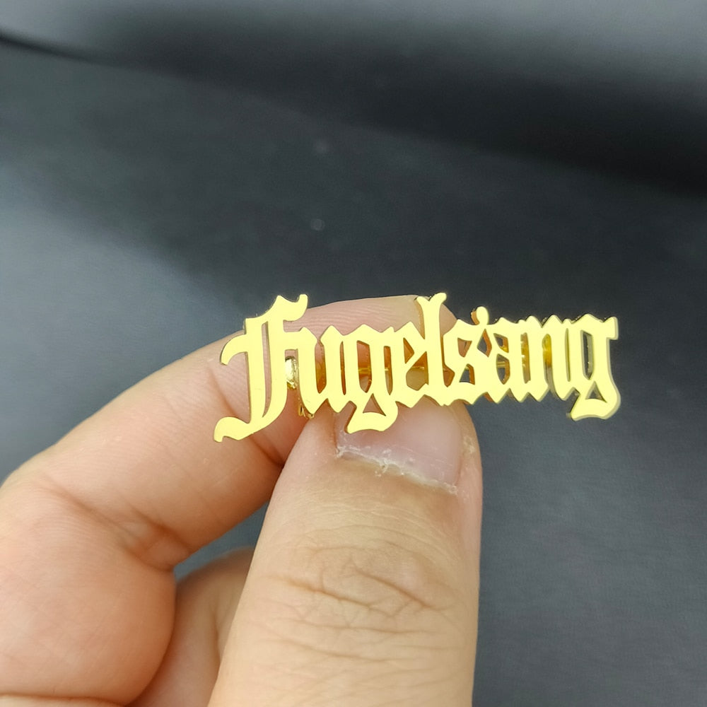 Customizable Brooch Jewelry made with Stainless Steel