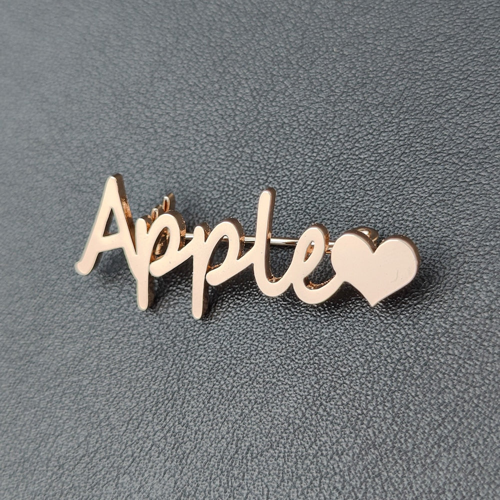 Customizable Brooch Jewelry made with Stainless Steel