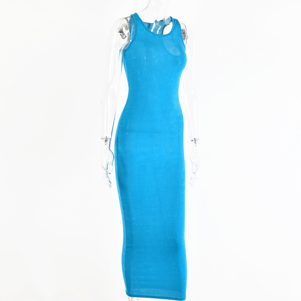 Sleeveless Spring Summer Party Dress