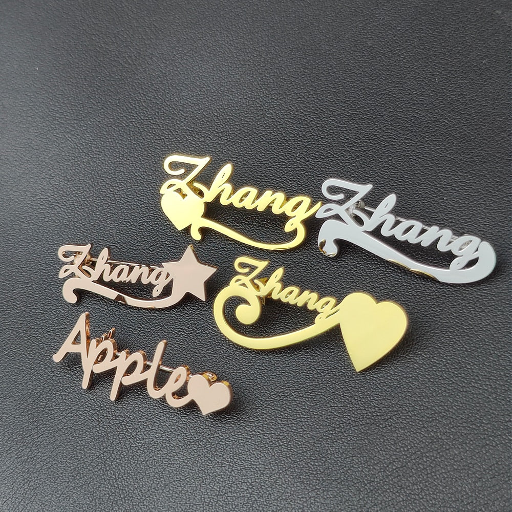 Customizable Brooch Jewelry made with Stainless Steel