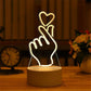 3D Night Light LED Table