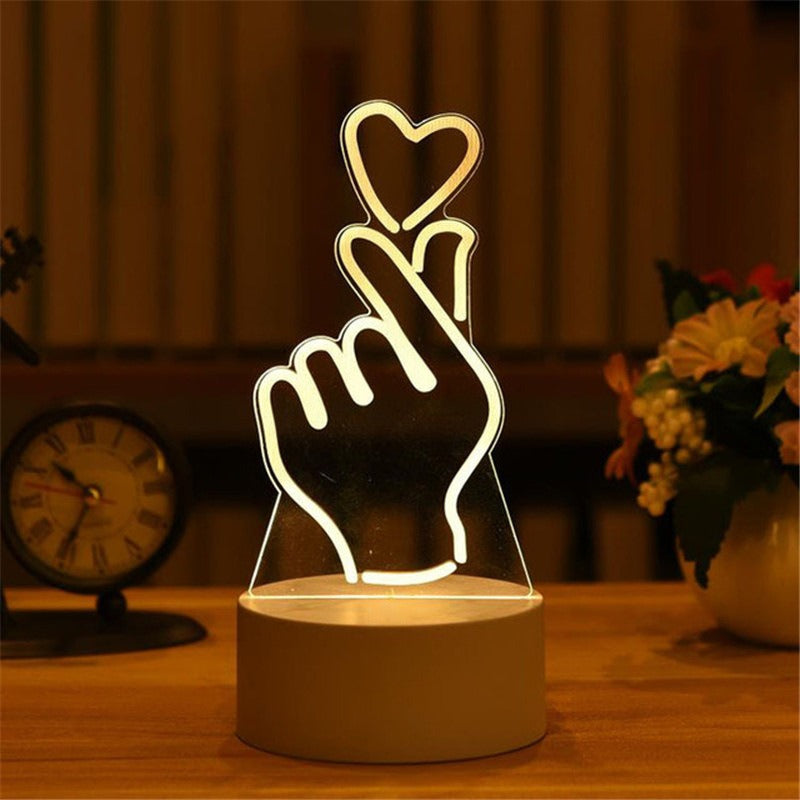 3D Night Light LED Table