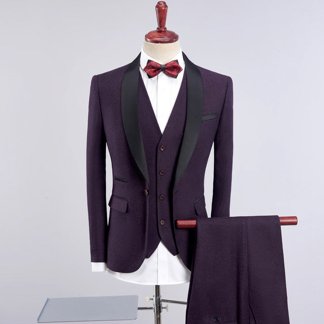 3 Piece Wedding Suits For Men