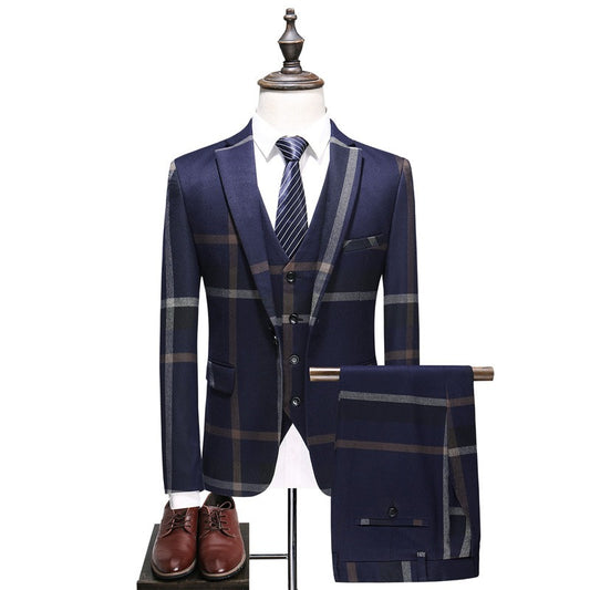 Men's Casual Three Piece Suit Sets