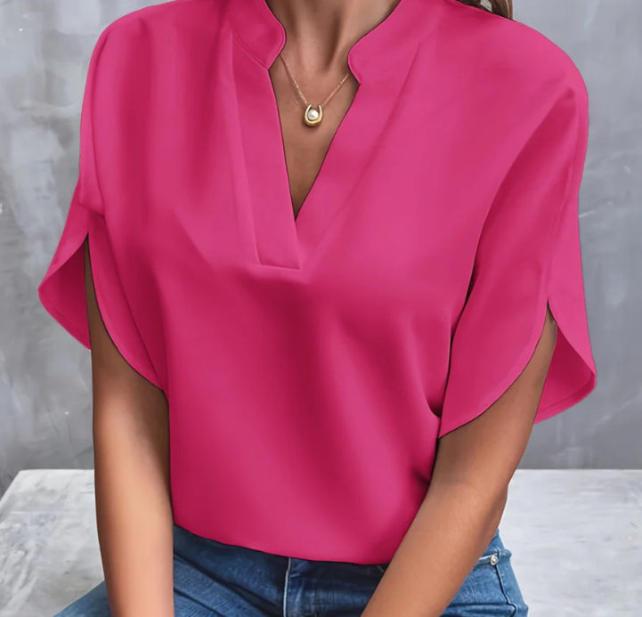 Summer Short-sleeved Chiffon Shirt