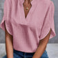 Summer Short-sleeved Chiffon Shirt