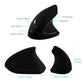 Wireless Mouse Ergonomic Optical 2.4G 800/1200/1600DPI Colorful Light Wrist Healing Vertical Mouse