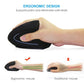 Wireless Mouse Ergonomic Optical 2.4G 800/1200/1600DPI Colorful Light Wrist Healing Vertical Mouse