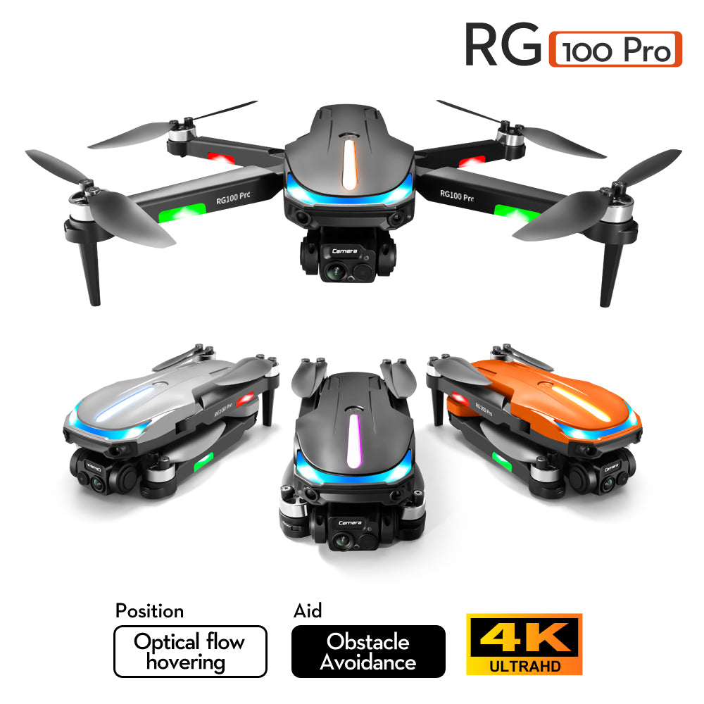 UAV RG100PRO-Sided Obstacle Avoidance Four Axis Aircraft Brushless Motor 4K HD Aerial Photography Optical Flow RC Drone