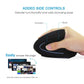 Wireless Mouse Ergonomic Optical 2.4G 800/1200/1600DPI Colorful Light Wrist Healing Vertical Mouse