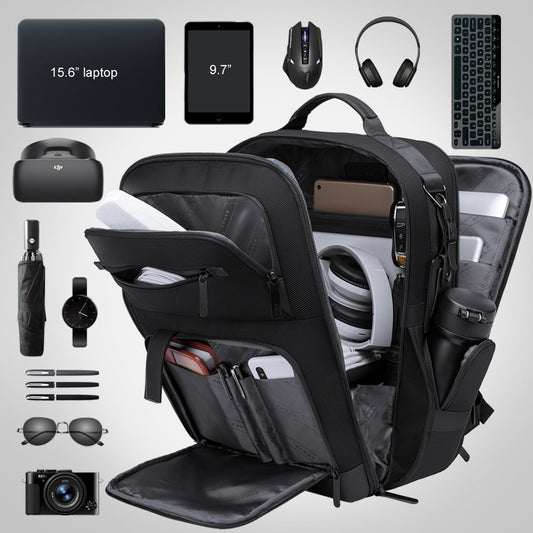 Waterproof Men's Travel Backpack/College Student Computer School Bag