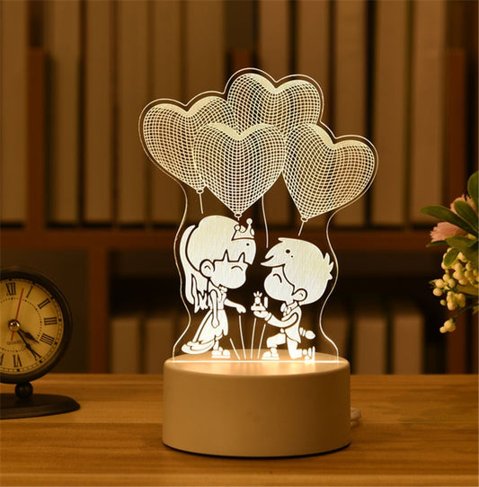 3D Night Light LED Table