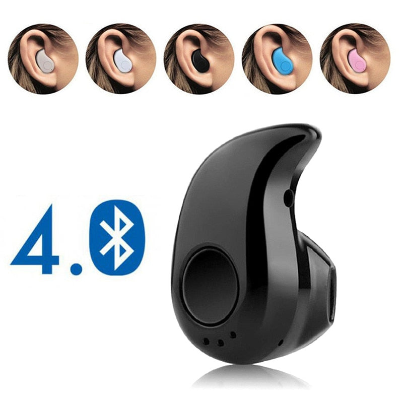 Mini Wireless Bluetooth Earphone in Ear Sport with Mic Handsfree Headset