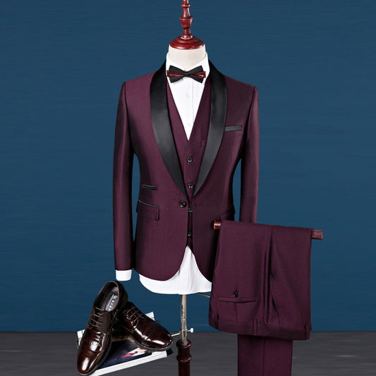 3 Piece Wedding Suits For Men