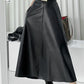 Classic Leather Long Skirts