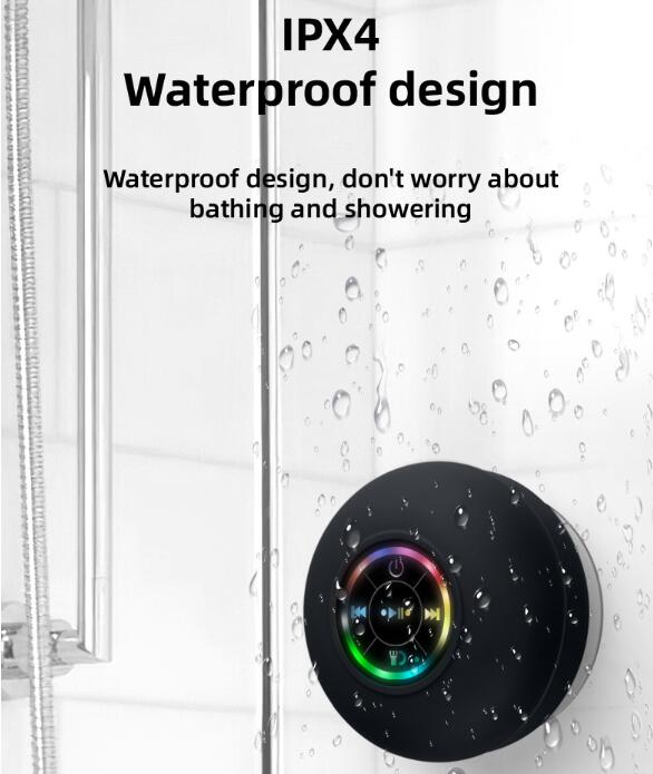 Portable Large suction cup waterproof Bluetooth speaker