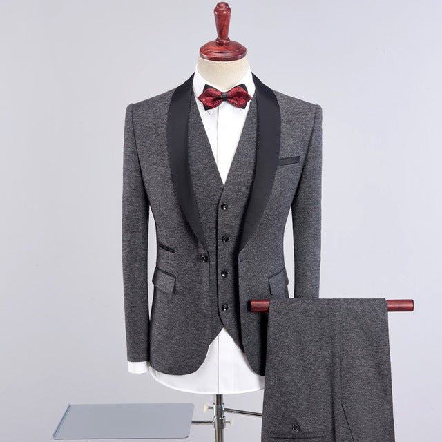 3 Piece Wedding Suits For Men