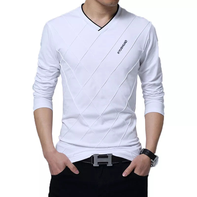 Men's Casual Long Sleeve T-shirt