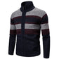 Men's Slim Fit Striped Cardigan