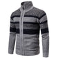 Men's Slim Fit Striped Cardigan