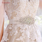 Bridal Belt Silver Rhinestones Belts for Women Dress Wedding Accessories