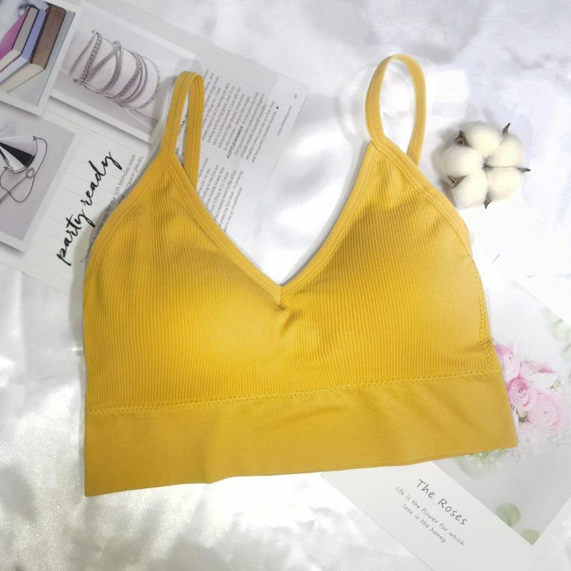 Women Sexy Crop Tops Tube Top Female Streetwear Sleeveless Camis Seamless Sports Lingerie