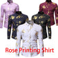 Mens Floral Long Sleeve Shirts