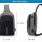 small men usb waterproof cross body bags