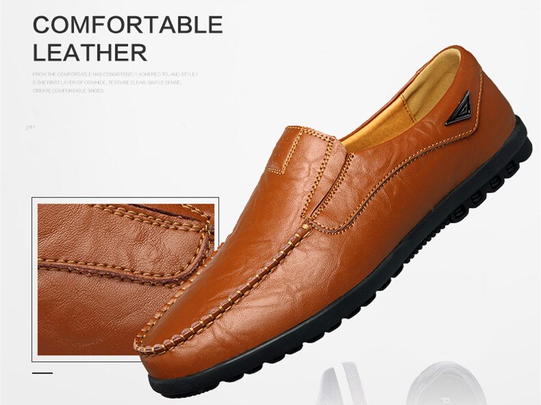 Genuine Leather Men Casual Shoes