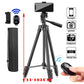 DSLR Flexible Tripod Extendable Travel Lightweight Stand Remote Control For Mobile Cell Phone Mount Camera