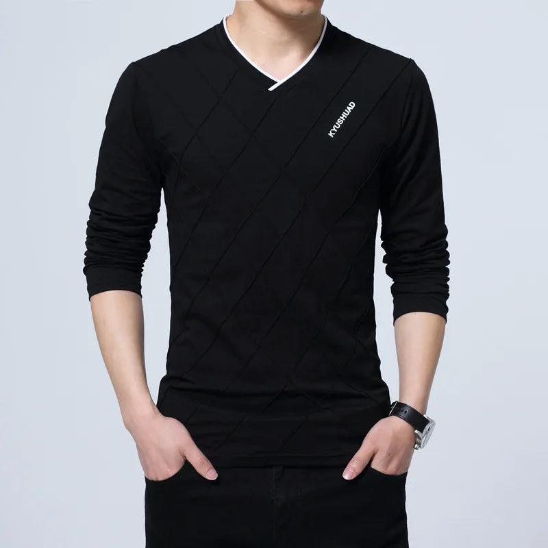 Men's Casual Long Sleeve T-shirt