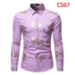 Mens Floral Long Sleeve Shirts