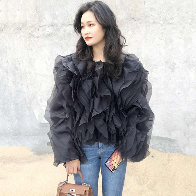 Long Sleeve Elegant Blouse