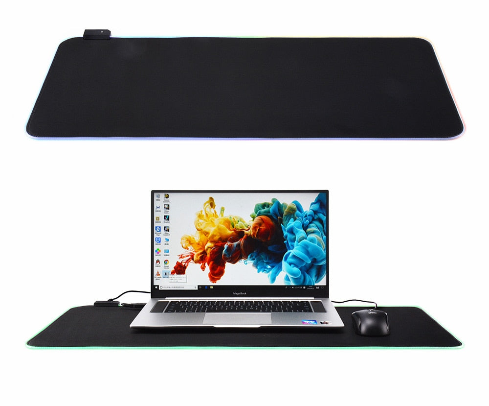 Waterproof LED Light Mousepad RGB Keyboard