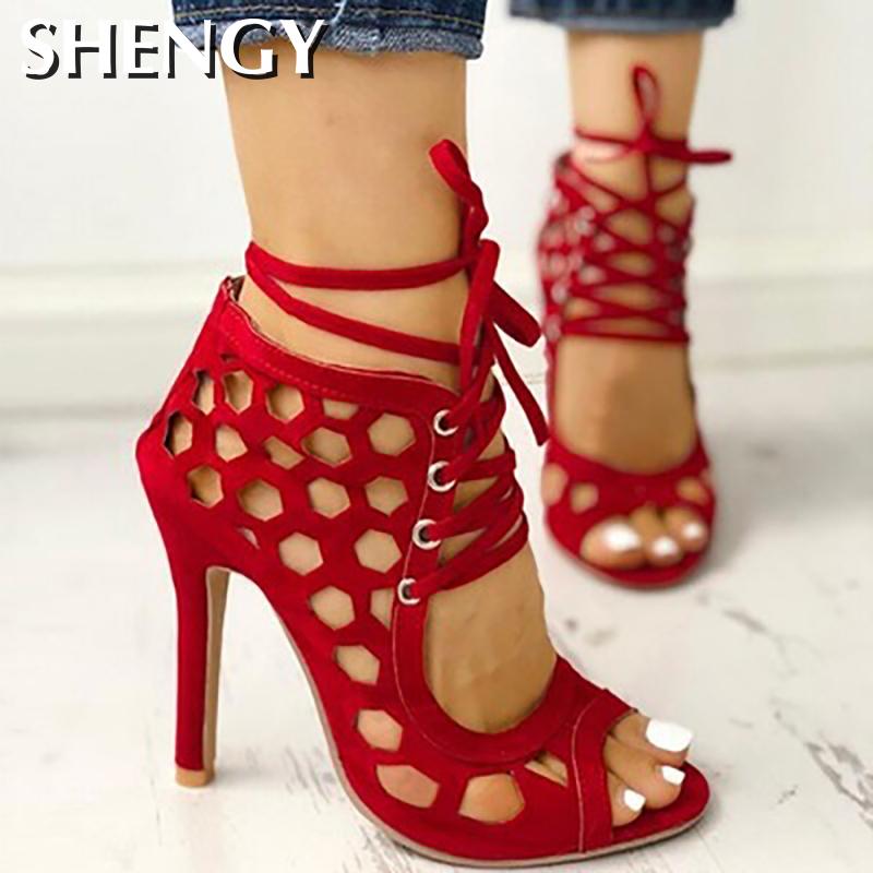 Sandals Fine High-heeled Fashion