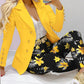 Butterfly Blazer Suit and Pants Two 2 Piece Set for Women 2022