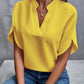 Summer Short-sleeved Chiffon Shirt