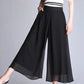 Elegant Elastic High Waist Ruffles Pants