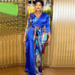 African Party Dresses Chiffon Maxi Long Dress Elegant Kaftan  Gown Ladies Clothing