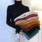 Thermal Striped Long Sleeve Turtleneck