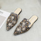 Rivet Flat Women Slip-On Mules Sandals